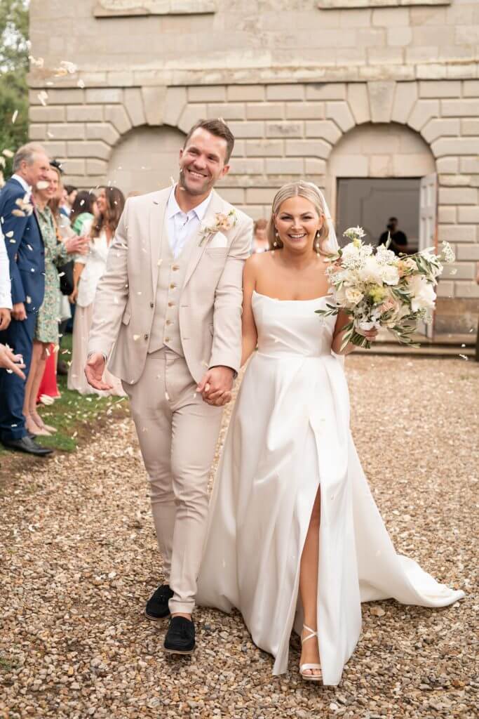 wedding at Compton Verney chapel